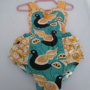 Baby girl romper Jelly the pug one piece